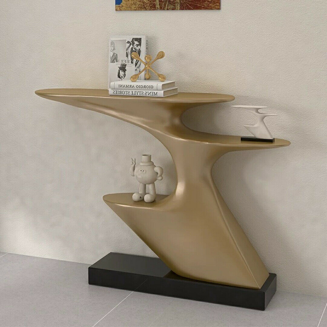 高級サイドテーブル コンソールテーブル 玄関テーブル 電話台 アンティーク調