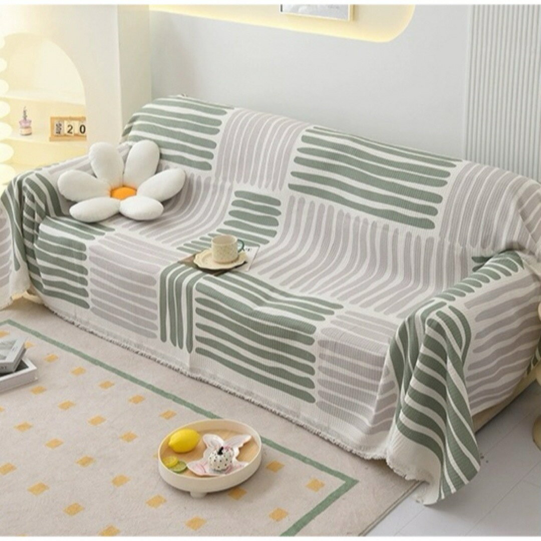 樂天商城 - ソファーカバー ソファーシーツ3人掛けマルチカバー ．ソファー保護カバー ひざ掛