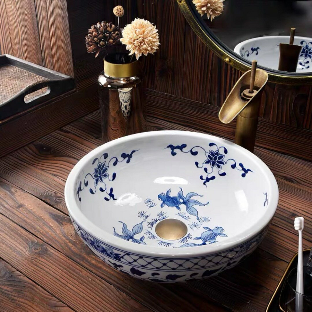 Western Furniture - 洗面ボール 洗面台 洗面ボウルセット 手洗器 手洗い鉢 洗面器 蛇口 排水金具