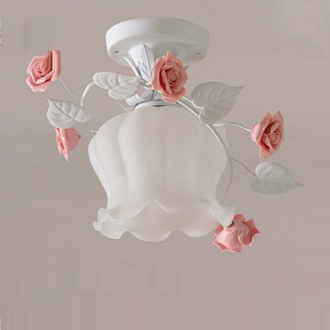 樂天商城 - 花型 薔薇ペンダントライト ．洋風照明．シャンデリア．電源直結タイプ 天井照明