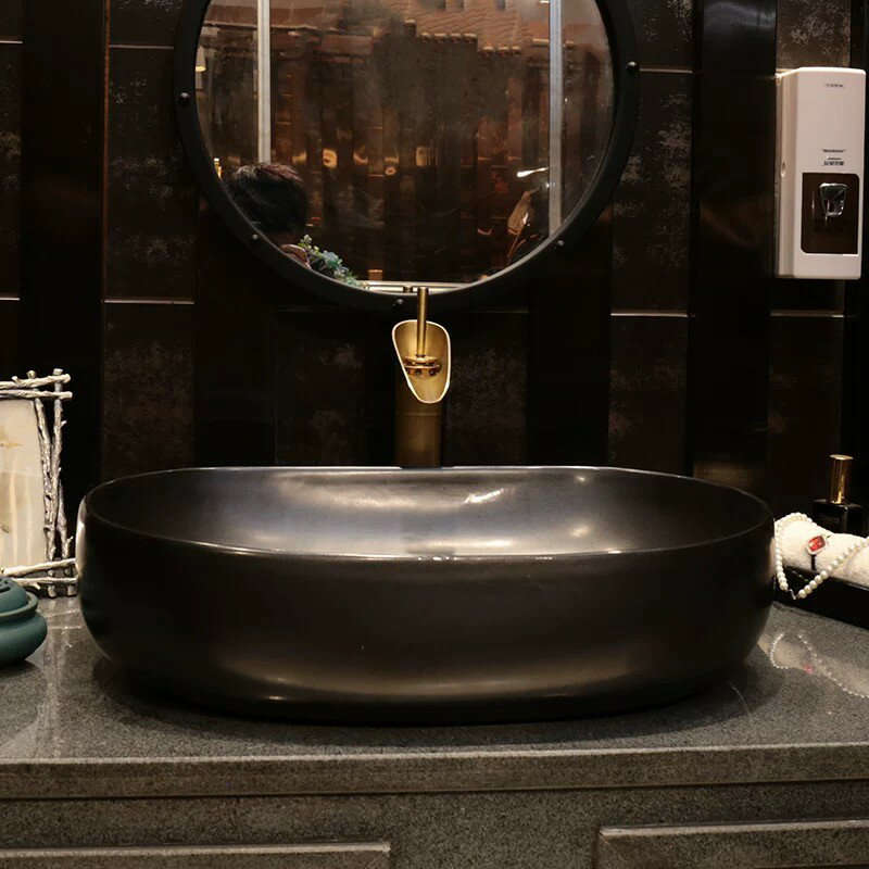 樂天商城 - 高級洗面台 洗面ボウルセット洗面ボール 陶器 手水鉢 手洗器蛇口 排水金具付き