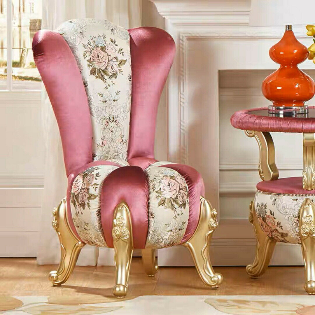 樂天商城 - 豪華 高級感1人掛けチェア デスクチェア アンティーク調家具 椅子 いす