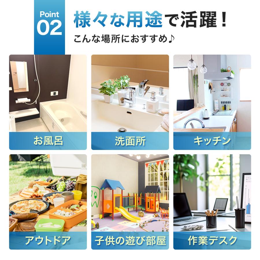 防水時計 壁掛け時計 掛け時計 時計 お風呂 バスクロック 防水 キッチン 浴室 洗面所 吸盤 コンパクト Sinessy 楽天市場店 新生活用品 [3]
