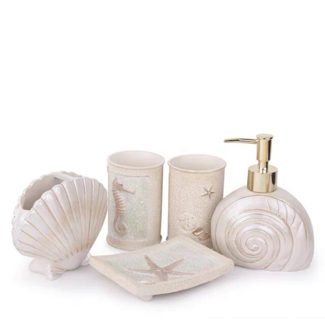 高級サニタリー5点セット 歯ブラシスタンド 洗面所用品