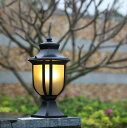 Sinessy 楽天市場店 新生活用品 ガーデンライト 照明 門灯 玄関 照明 ランプ 門柱灯 LED エクステリアライト 外灯 アンティーク レトロ おしゃれ 玄関照明 柱上付け照明 庭園灯