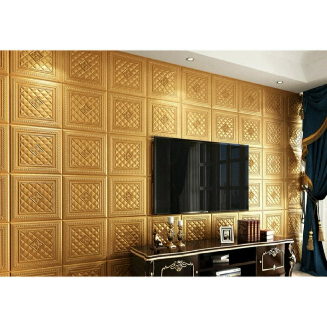 70cm×70cm背景壁 3D立体レンガ模様壁紙 防水 汚い防止 カビ防止