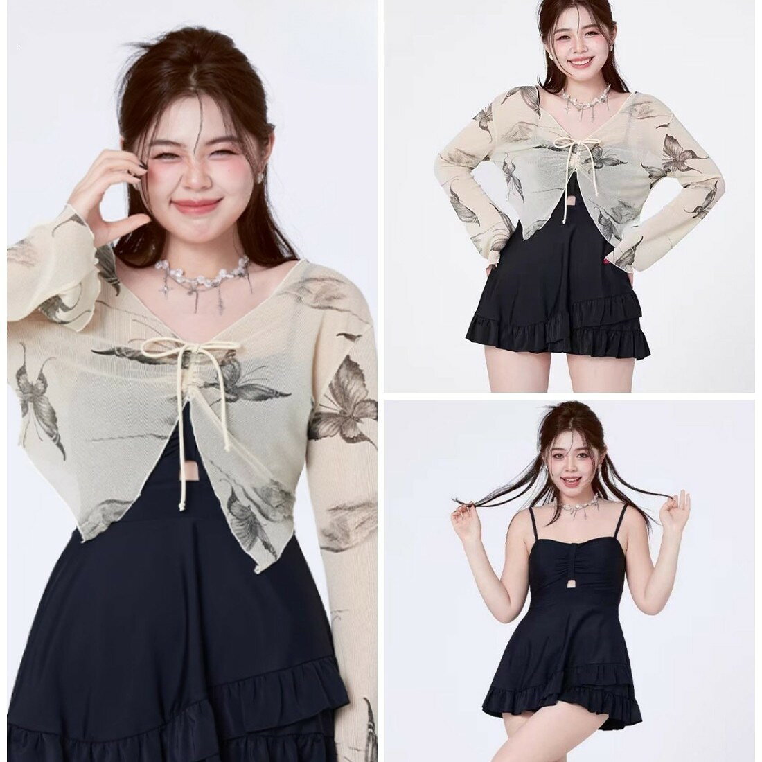 サイズ：3L（2XL）/バスト97-102 ウエスト80-864L（3XL）/バスト102-107 ウエスト86-935L（4XL）/バスト107-112 ウエスト92-1006L（5XL）/バスト112-117 ウエスト98-107※表記寸法と実寸値の多少の誤差はご容赦ください。ページの閲覧環境によって、掲載写真と実際の商品の色合いが異なる場合があります。モデルに小物を使う場合がございますが、商品に含まれませんので、セット内容をご確認ください。一部商品はボタンの穴が開いていない場合もございますが、不良品ではございません。製造過程・出荷過程の間に出来た細かなキズ・ヨゴレなどある場合がございます。細かい部分まで気になさる方は、ご購入をご遠慮ください。商品の仕様は、製造元の都合により予告なく変更や突然の欠品等で商品手配の遅れや手配ができない場合がございます。お届けした商品に不備がございましたら、お届け後5日以内にご連絡ください。早急に対応させていただきます。なお期日を過ぎた場合はお受け致しかねます。土日祝祭日のご注文およびお問い合わせへの弊社からのご連絡は、翌営業日となります。海外製品のため、詳細タグなし。配送の関係上、ラッピング対応は受け付けておりません。サイズ：3L（2XL）/バスト97-102 ウエスト80-864L（3XL）/バスト102-107 ウエスト86-935L（4XL）/バスト107-112 ウエスト92-1006L（5XL）/バスト112-117 ウエスト98-107※表記寸法と実寸値の多少の誤差はご容赦ください。ページの閲覧環境によって、掲載写真と実際の商品の色合いが異なる場合があります。モデルに小物を使う場合がございますが、商品に含まれませんので、セット内容をご確認ください。一部商品はボタンの穴が開いていない場合もございますが、不良品ではございません。製造過程・出荷過程の間に出来た細かなキズ・ヨゴレなどある場合がございます。細かい部分まで気になさる方は、ご購入をご遠慮ください。商品の仕様は、製造元の都合により予告なく変更や突然の欠品等で商品手配の遅れや手配ができない場合がございます。お届けした商品に不備がございましたら、お届け後5日以内にご連絡ください。早急に対応させていただきます。なお期日を過ぎた場合はお受け致しかねます。土日祝祭日のご注文およびお問い合わせへの弊社からのご連絡は、翌営業日となります。海外製品のため、詳細タグなし。配送の関係上、ラッピング対応は受け付けておりません。