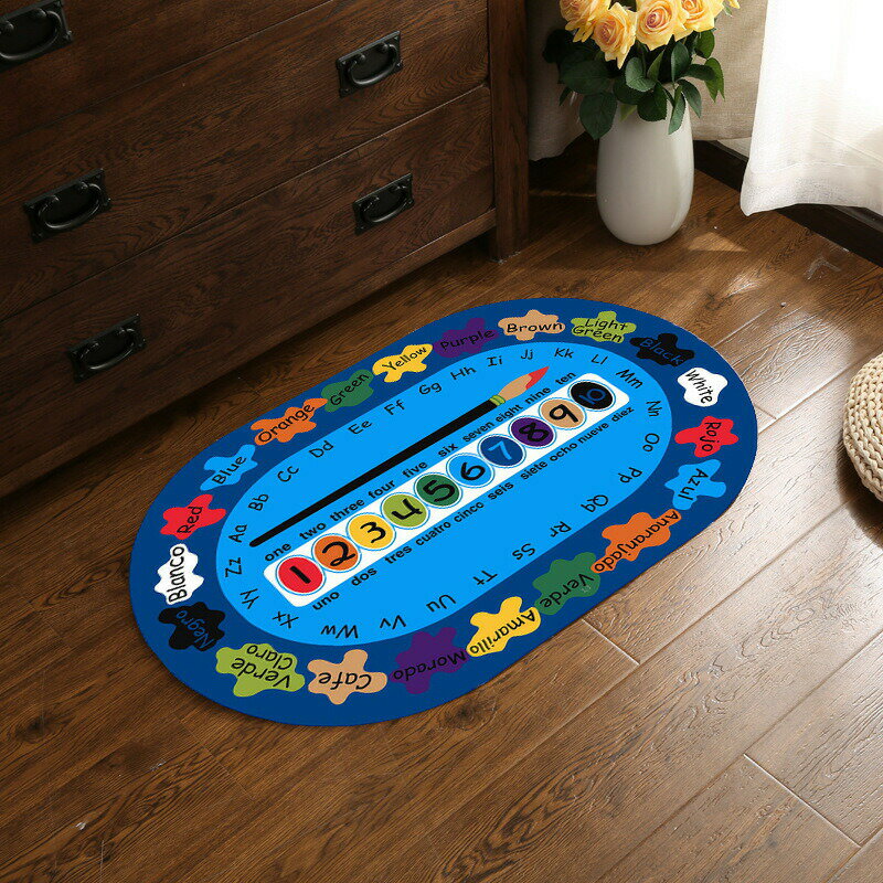 ラグカーペット リビングマット ラグマット 子供部屋 滑り止め付 ホットカーペット対応 床暖房対応