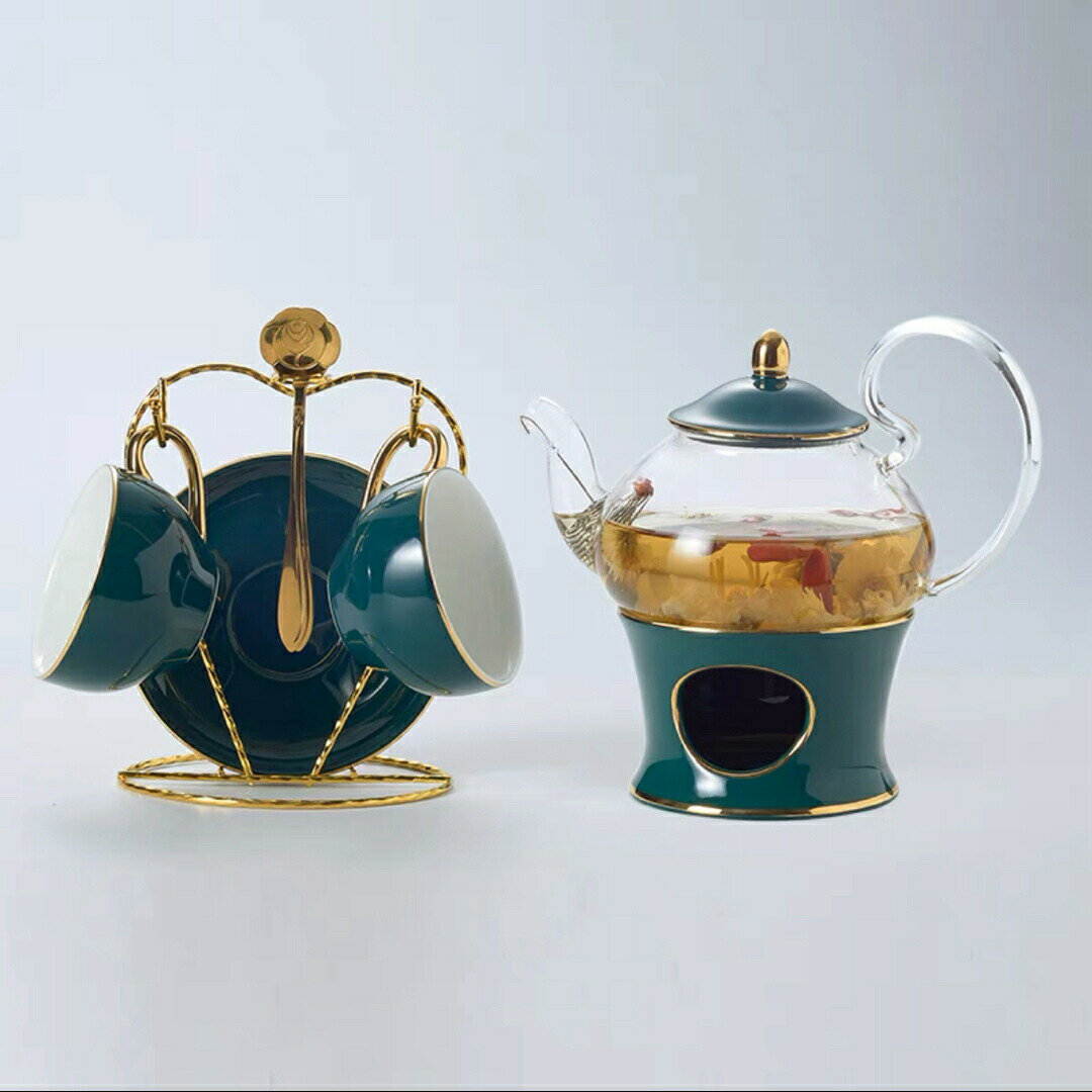 ティー・コーヒーカップセット カップ＆ソーサー2客セット 陶磁器ティーセット