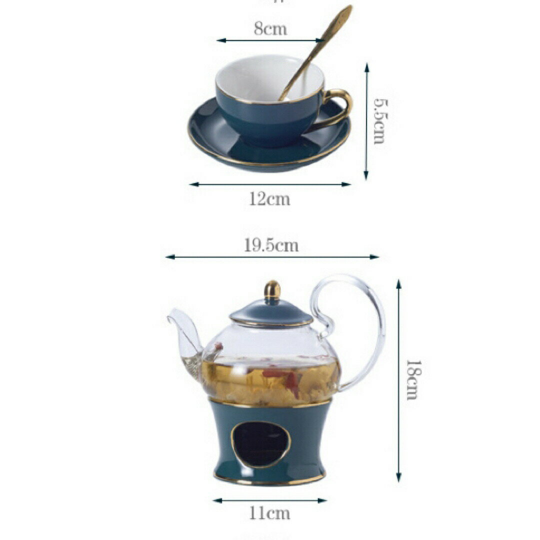 ティー・コーヒーカップセット カップ＆ソーサー6客セット 陶磁器ティーセット