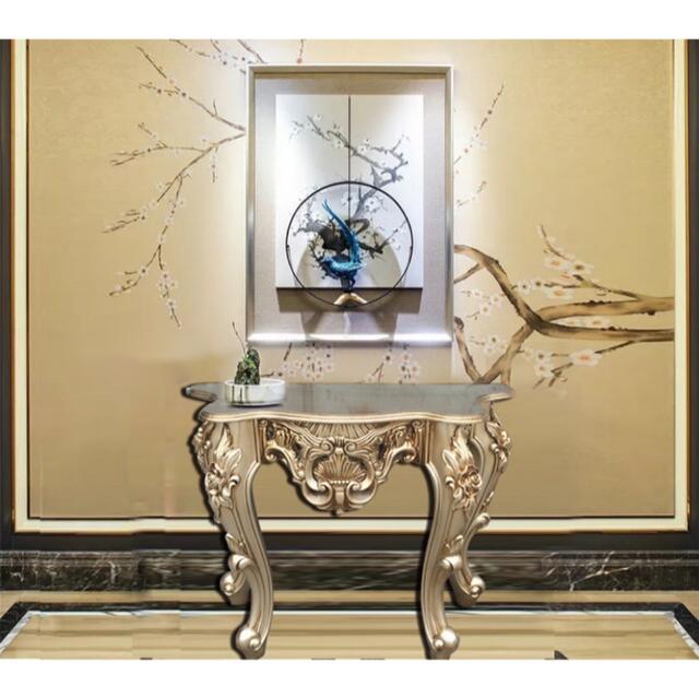 サイドテーブル コンソールテーブル .玄関テーブル 花台 電話台 幅100cm [3]