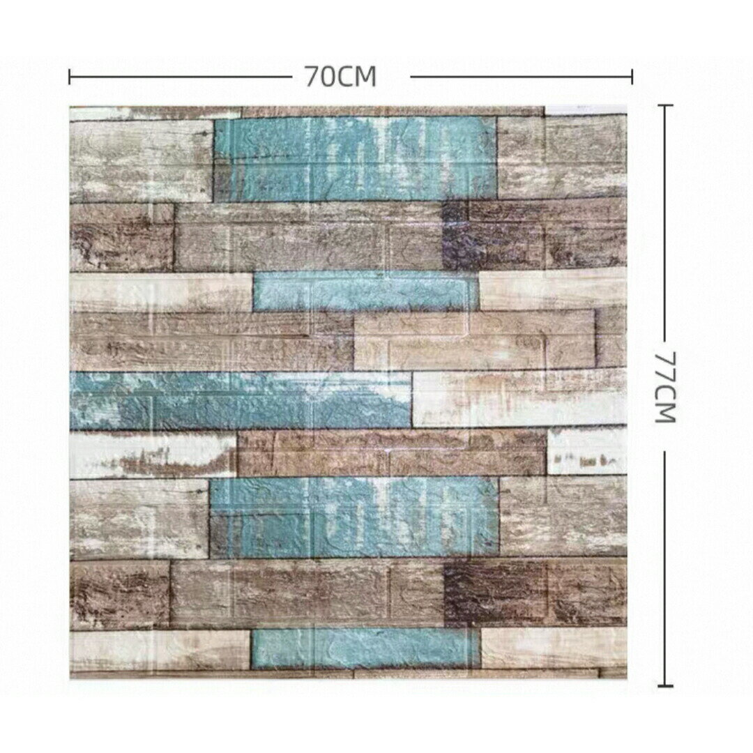 樂天商城 - 40枚 70x77cm 背景壁 3D立体レンガ模様壁紙 ．防水 汚い防止カビ防止
