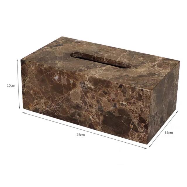 高級感のある ティッシュケース ?大理石ティッシュボックス [3]
