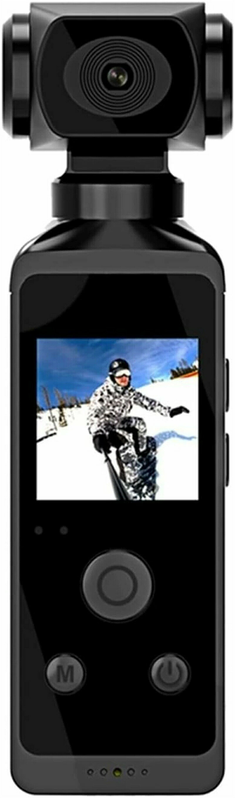 ウルトラ HD 防水アクションカメラ 4KポケットアクションカメラHD液晶画面270°回転可能なWifiミニスポーツカメラ防水ケース付きヘルメット旅行用