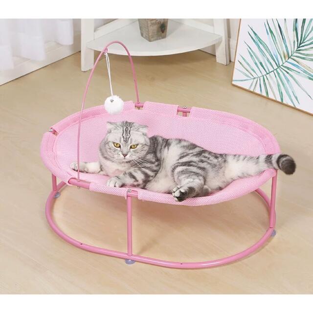 ネコベッド 自立式 四季 猫ベッド ペット用品 猫寝床 犬猫用ベッド 丸洗い