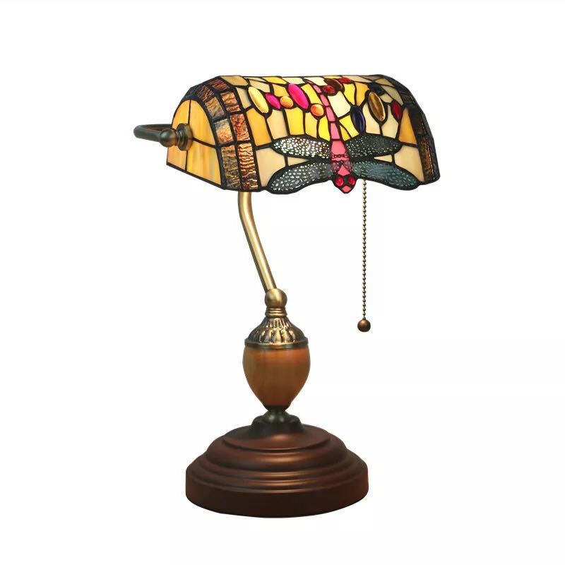 Orchid Lamps - ステンドグラスランプ 卓上スタンド 豪華テーブルランプ 卓上照明．