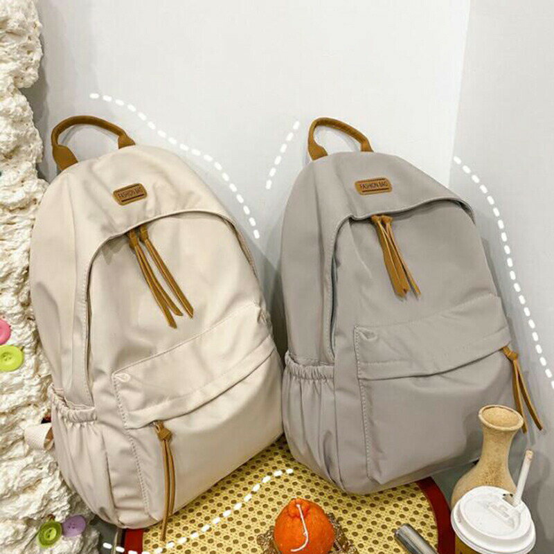 樂天商城 - 選べる5色 リュック レディース 中学生 高校生 大学生 大容量 シンプル 女子 バックパック 無地 旅行 カジュアル 大人 おしゃれ 通学 通勤 軽量 アウトドア 普段使い リュックサック 女性用 カバン 鞄 かばん 可愛い