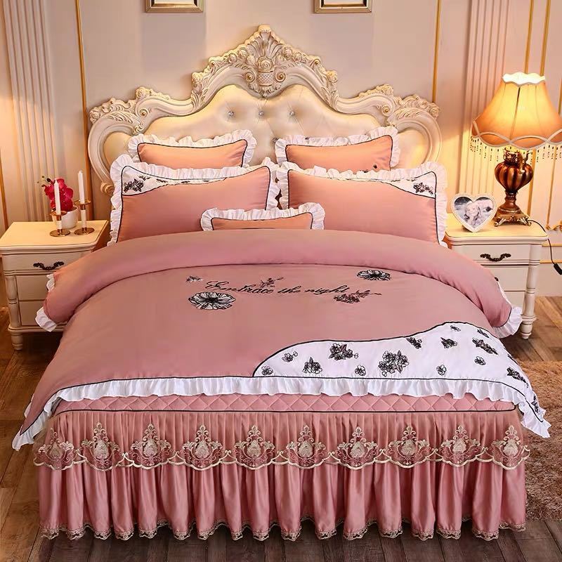 ベッド用品4点セット 寝具 ボックスシーツ 枕カバー掛け布団カバー ベッドカバー 別サイズあり