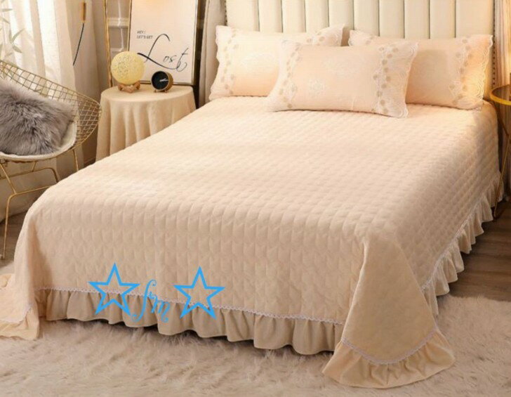 A028809高級ワイドダブル ベッド用品4点セット ．寝具 ボックスシーツ ．枕カバー掛け布団カバー ベッドカバー 別サイズあり