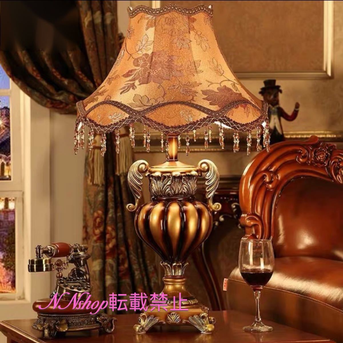 樂天商城 - A028799照明スタンドライト テーブルランプ デスクライト． 卓上ステンド ．高級スタンド