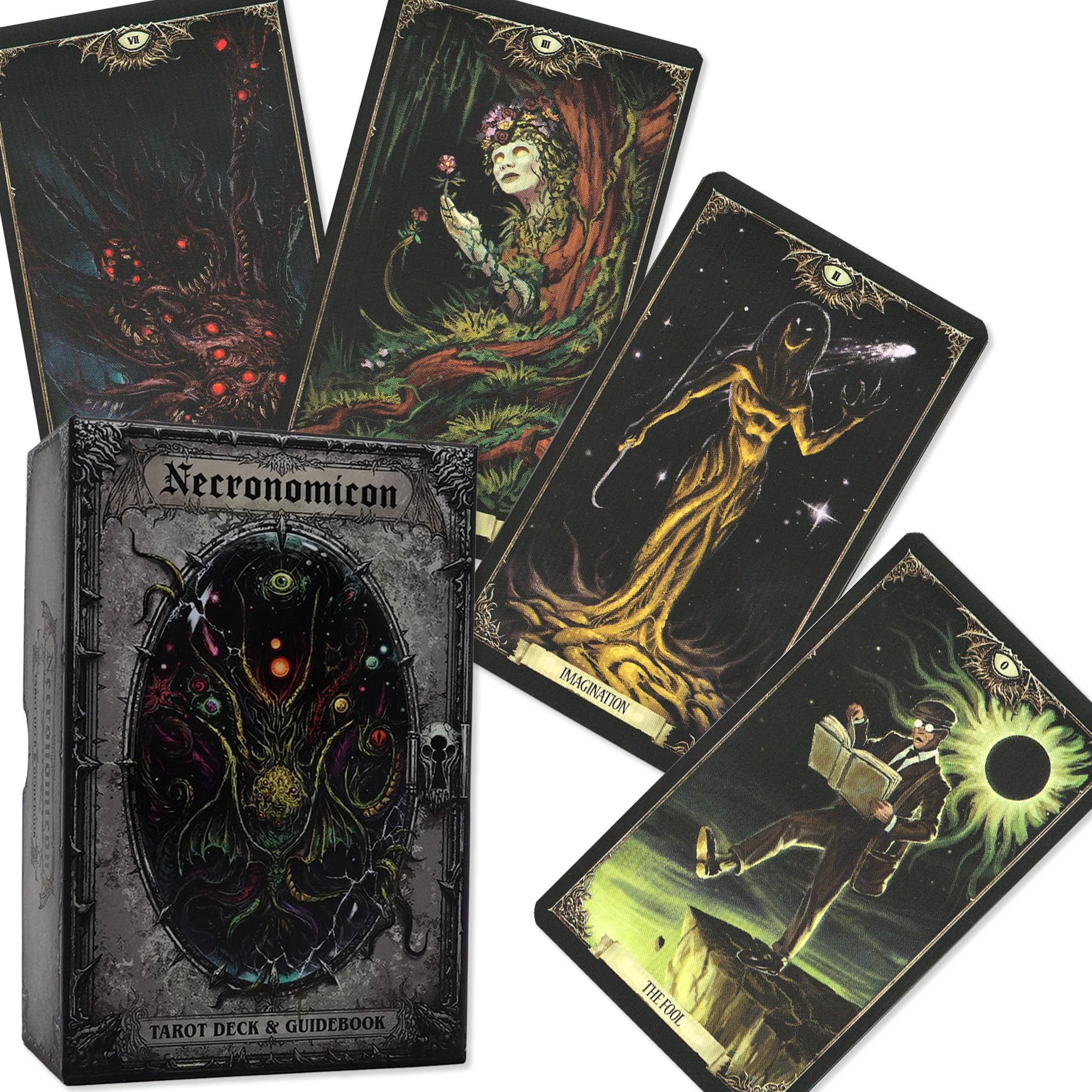 ネクロノミコン タロット Necronomicon Tarot Deck and Guidebook タロット占い 日本語解説書付き 正規品 タロットカード 78枚
