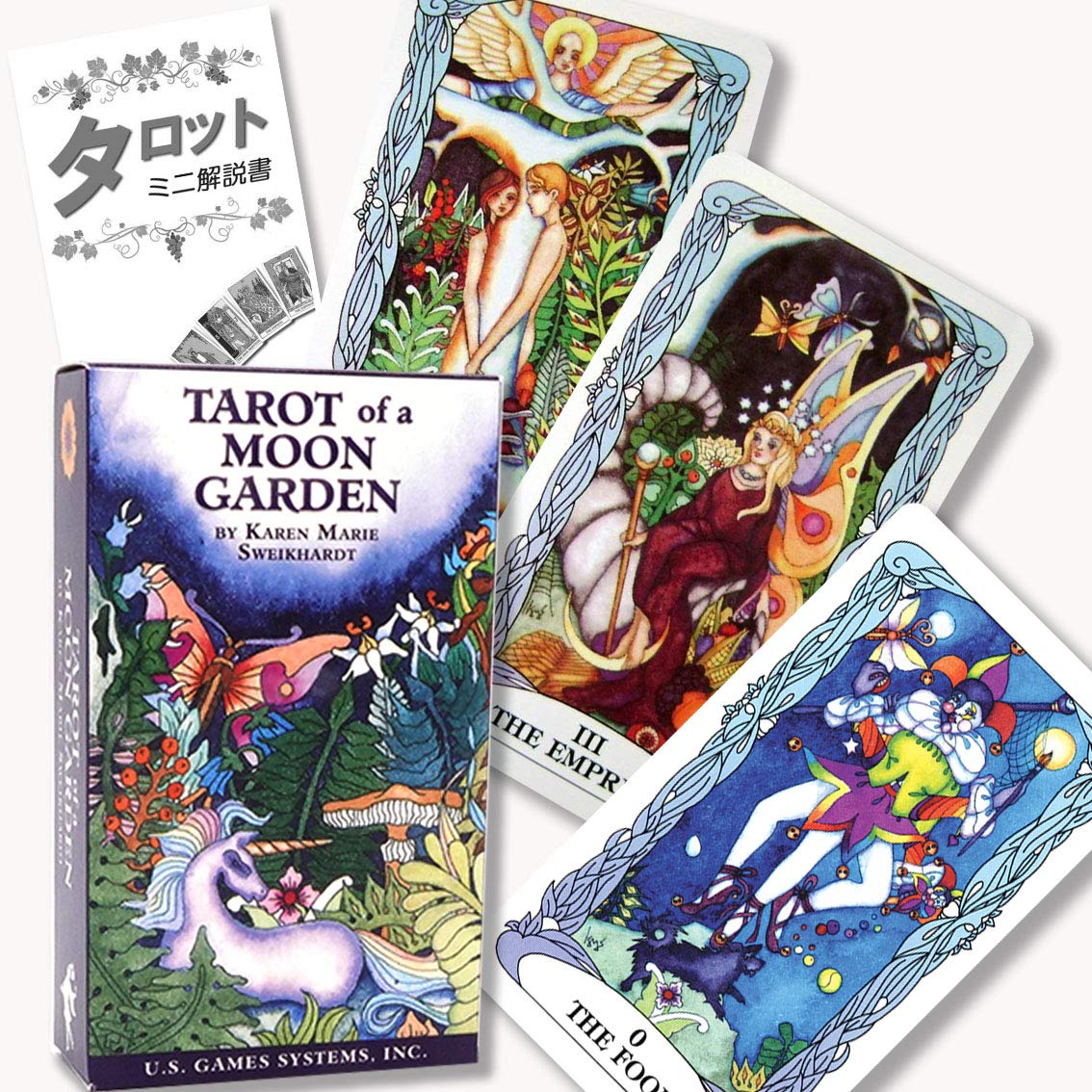 タロット オブ ムーン ガーデン Tarot of a Moon Garden タロット占い方 日本語解説書付き 正規品 タロットカード 78枚