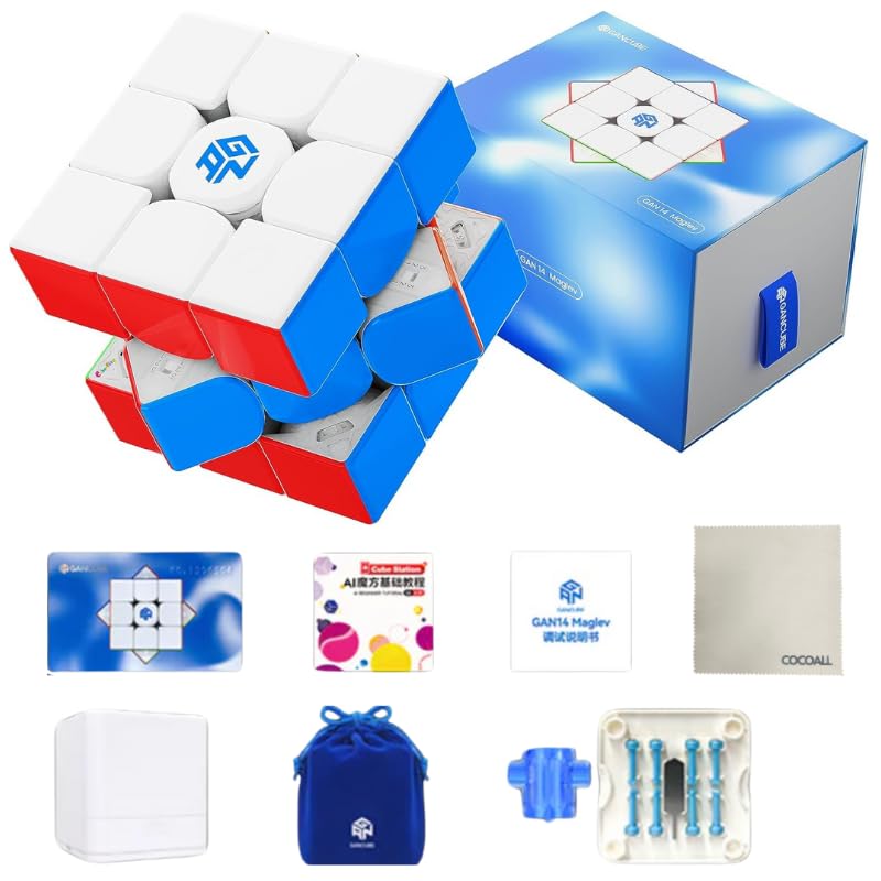 GAN 14 Maglev Frosted �ե�����/UV������ GAN14 �ޥ���� UV 3x3 ���ԡ��ɥ��塼�� �ߥ˥��塼�� GANCUBE ���󥭥塼...