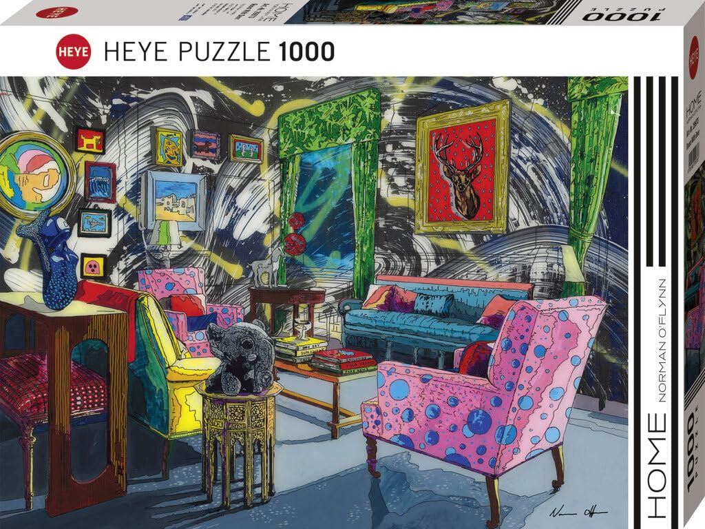 1000ピース HEYE Puzzle ヘイパズル Norman O'Flynn : Room With Deer 50×70cm 29973(3.0)