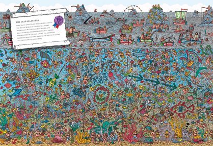 エンスカイ(ENSKY) WHERE'S WALLY? (ウォーリー) 300ピース The Deep Sea Divers (ザ ディープ シー ダイバーズ) 300-381