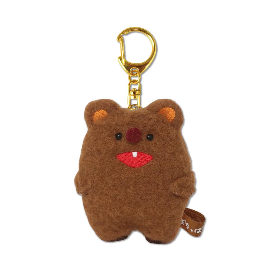 [内藤デザイン研究所] ぬいぐるみ ぽちっぱ キーチェーン くまっぱ