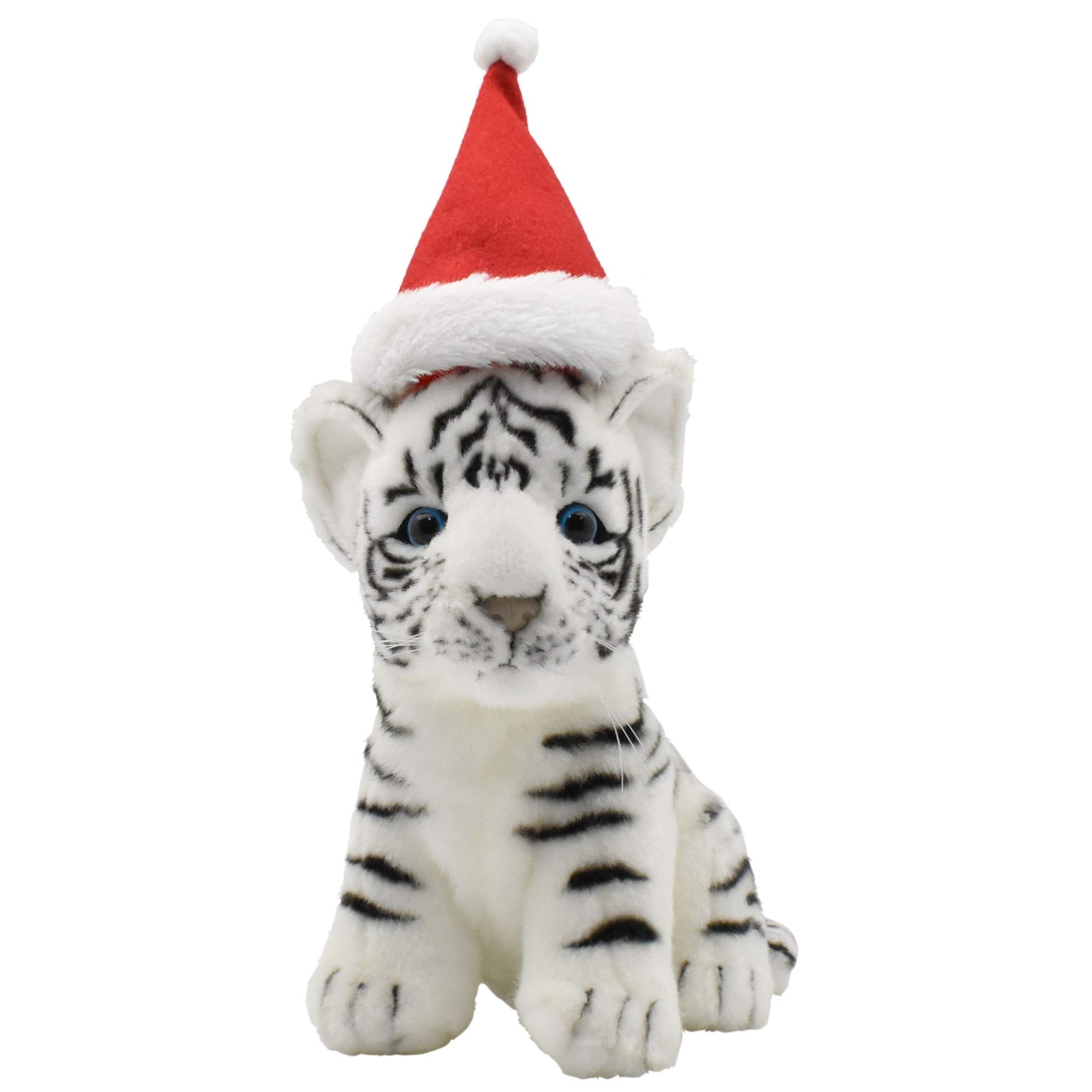 BHS3420 HANSA ホワイトタイガー 仔 19 サンタハット付