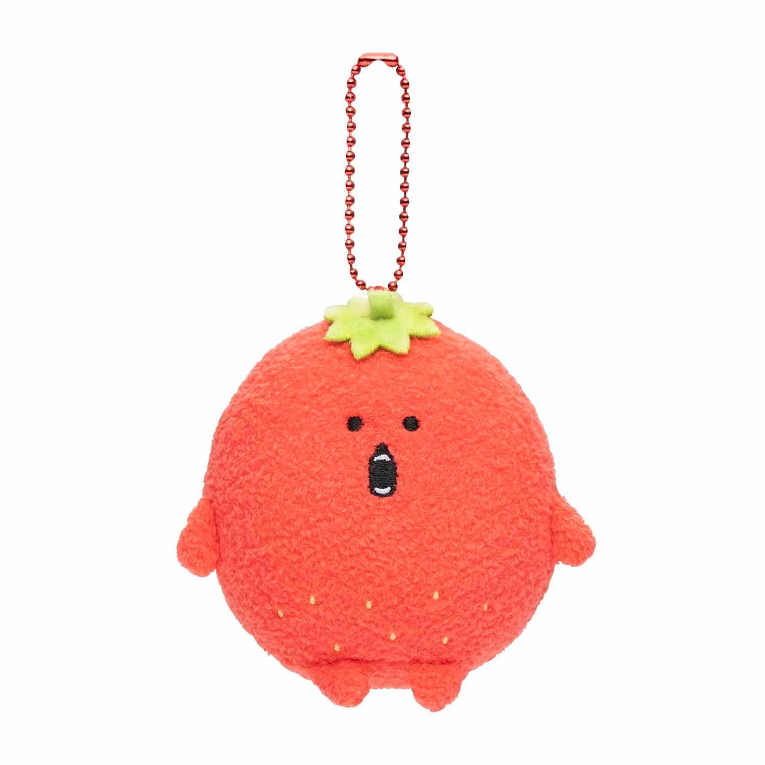 ナガノくじ ナガノのいちご ぬいぐるみくじ D賞 マスコット ぬいぐるみ いちごコロッケ