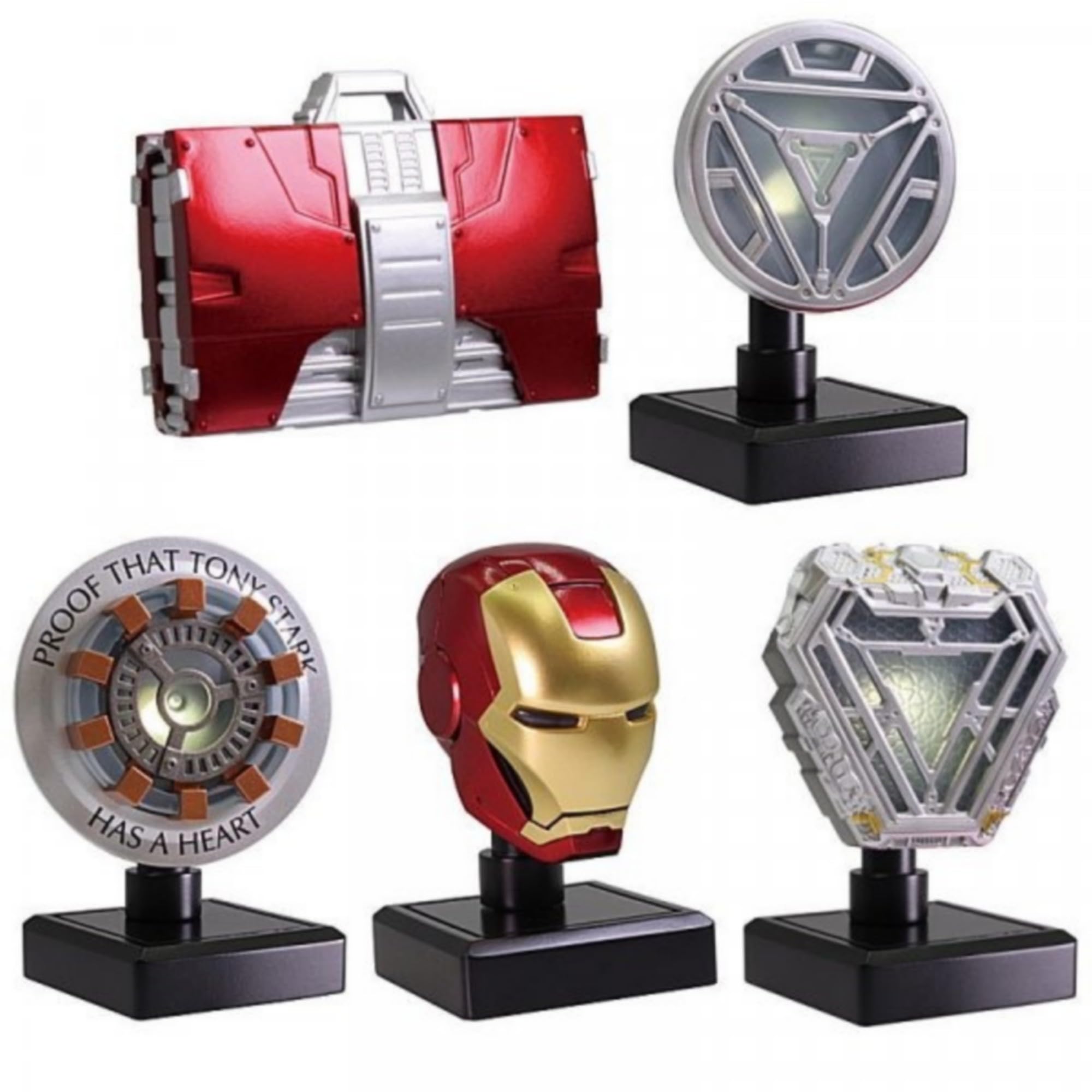 [タカラトミーアーツ] アイアンマン ムービーアイテムコレクション × 全5種セット フルコンプ ガチャガチャ カプセルトイ