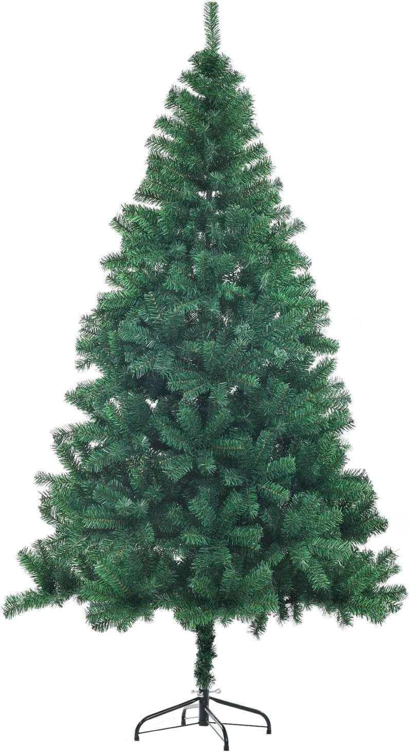 • 大きさ: 高さ210cm（7フィート）の本格的なクリスマスツリーで、お部屋のメインディスプレイとして最適なサイズです • 豊かな枝葉: 800本の松葉チップを使用し、自然な密度と立体感のある見事な緑の外観を実現 • 組立て簡単: 耐久性...