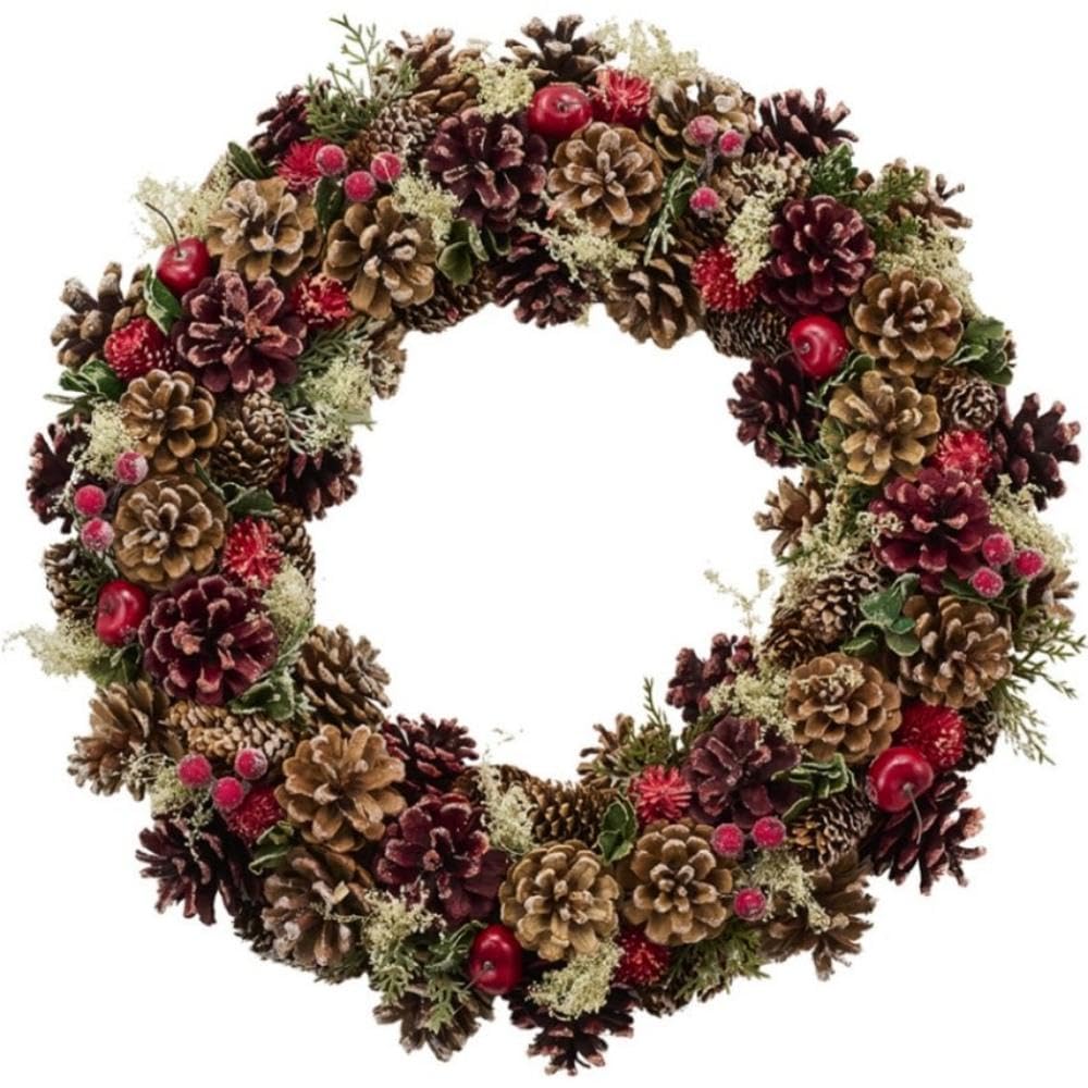 ホワイエ(Foyer) リース レッドRNコーンサクランボラメL 8425203(3.0)