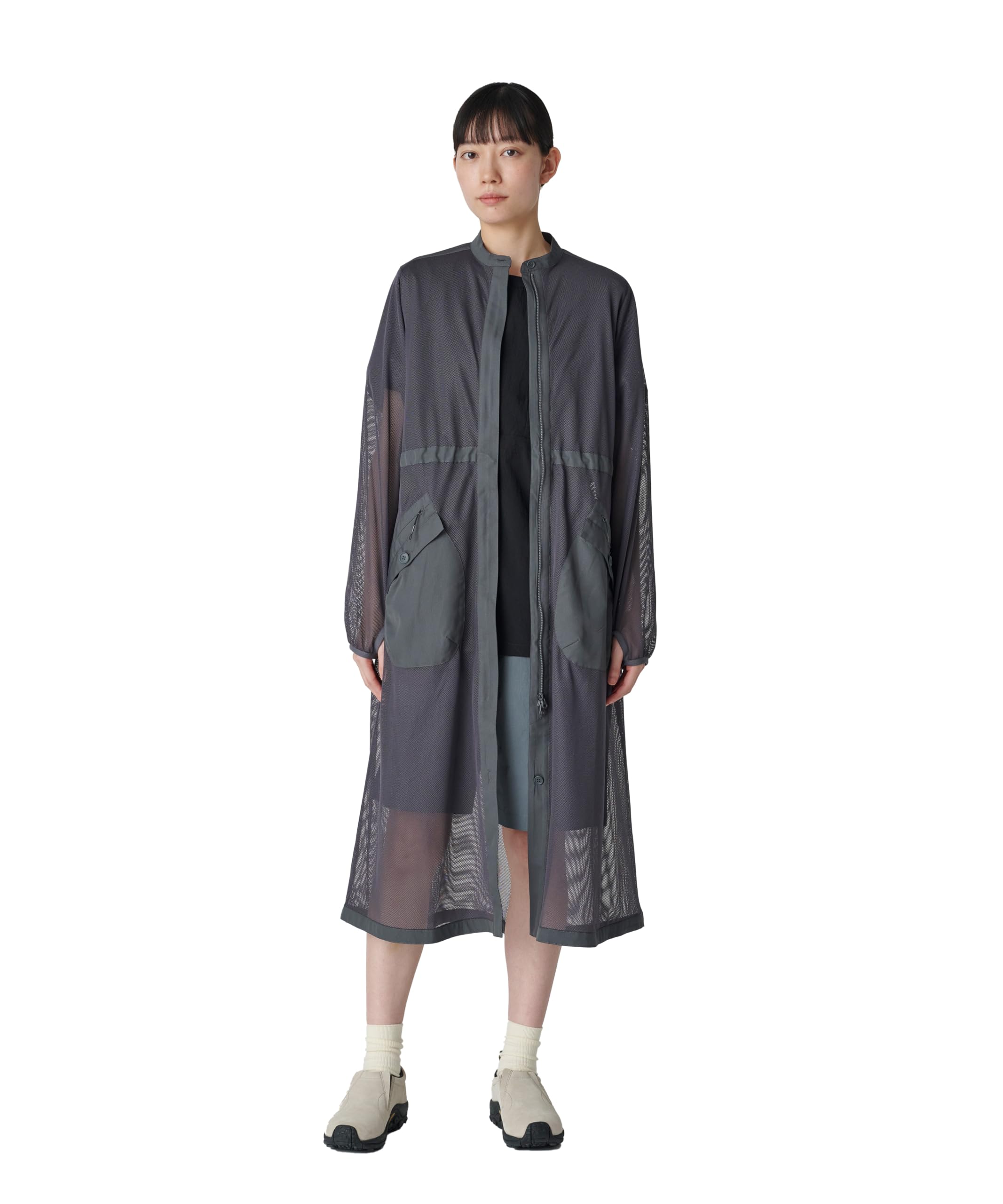 [スノーピーク] 虫よけInsect Shield Mesh Long Jacket size 1CHARCOALJK-25SW001フェス キャンプ アウトドア