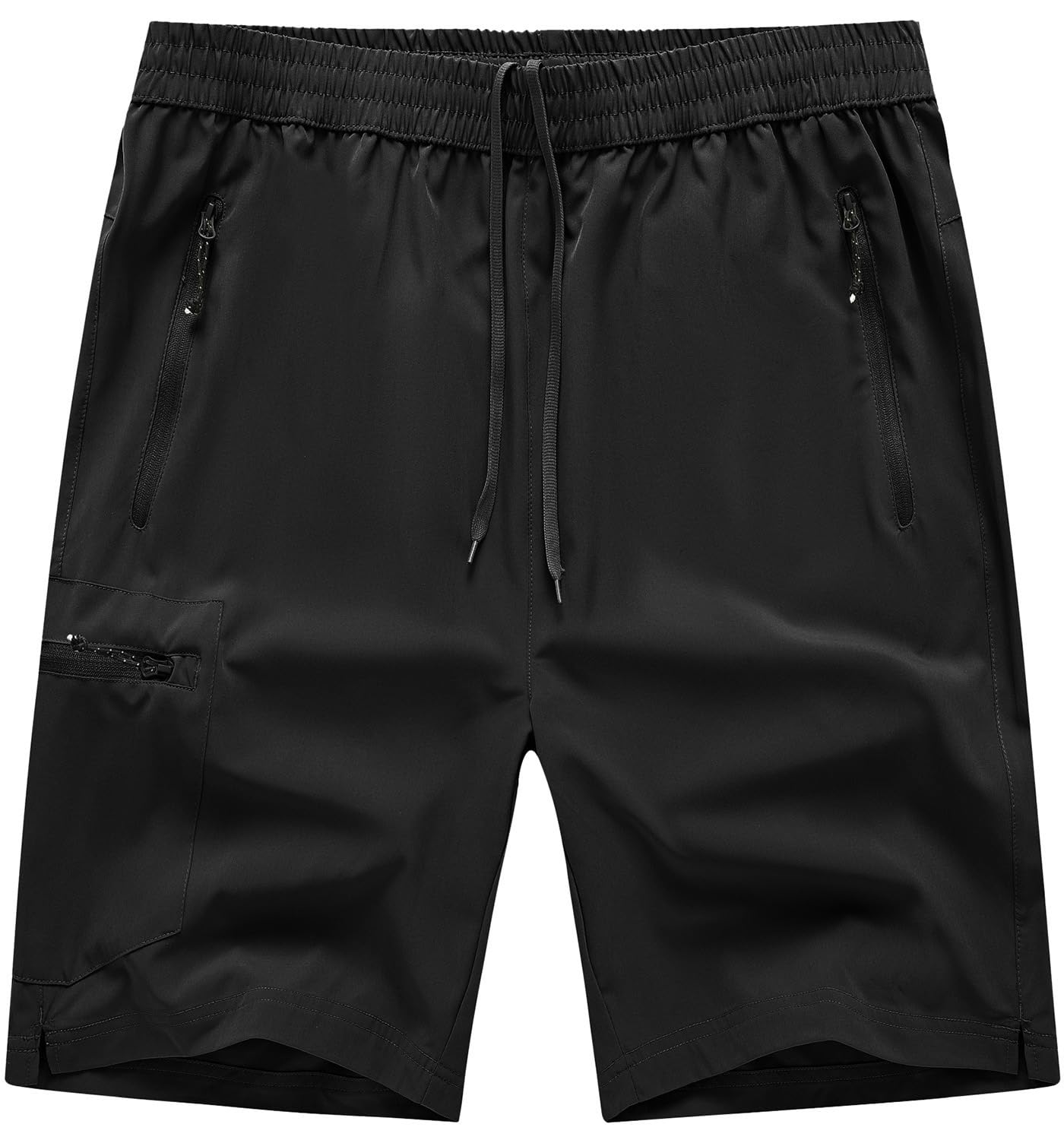 短パン メンズ 伸縮性 トレーニングパンツ ジョギング ショートパンツ ファスナーポケット 吸汗速乾 防臭抗菌 ゴルフ 登山 半ズボン ランニングウェア 部屋着 フィットネス アウトドアウエ