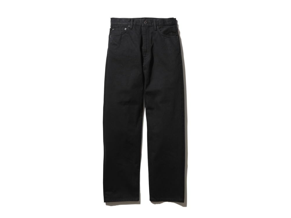 [スノーピーク] パンツRecycled Cotton 5pkt Denim Regular size 2XL Black PA-24SU402フェス キャンプ アウトドア