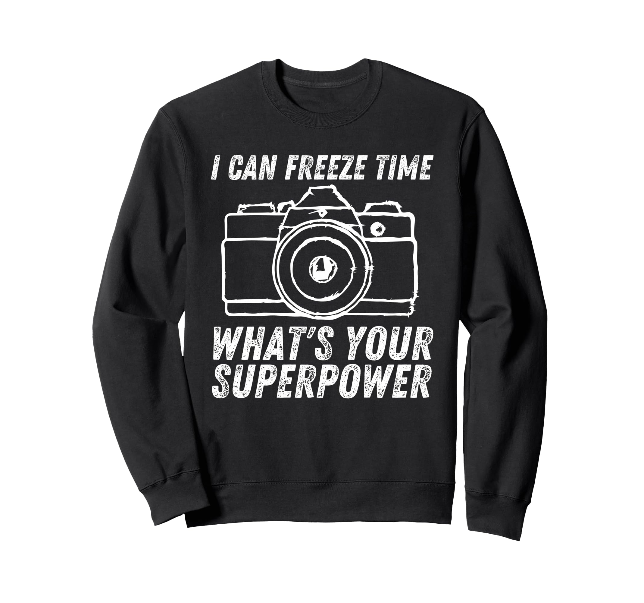I Can Freeze Time スーパーパワー フォトグラファーカメラ 写真 トレーナー