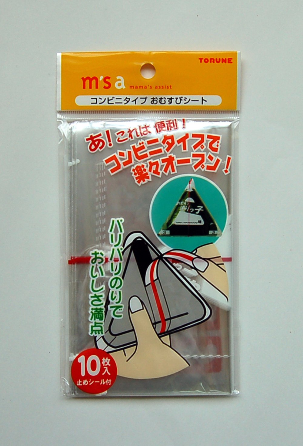 トルネ コンビニタイプ おむすびシート(10枚入り) TR49254