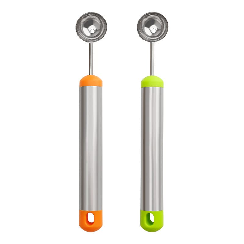 フルーツ用スプーン 彫刻ツール くり抜きスプーン フルーツデコレーター 多機能 ステンレス製 メロン ..