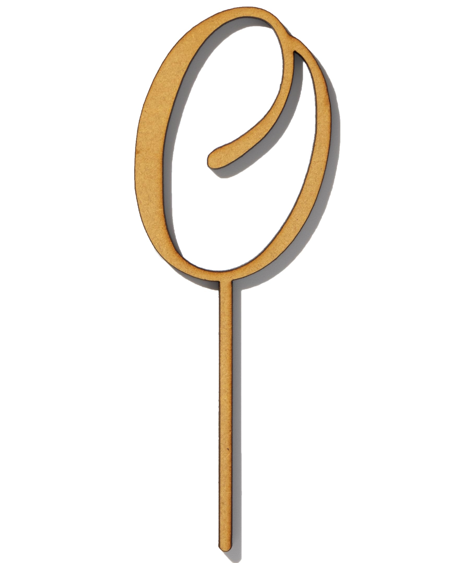 KNOP（クノップ）”0” 木製 ケーキトッパー