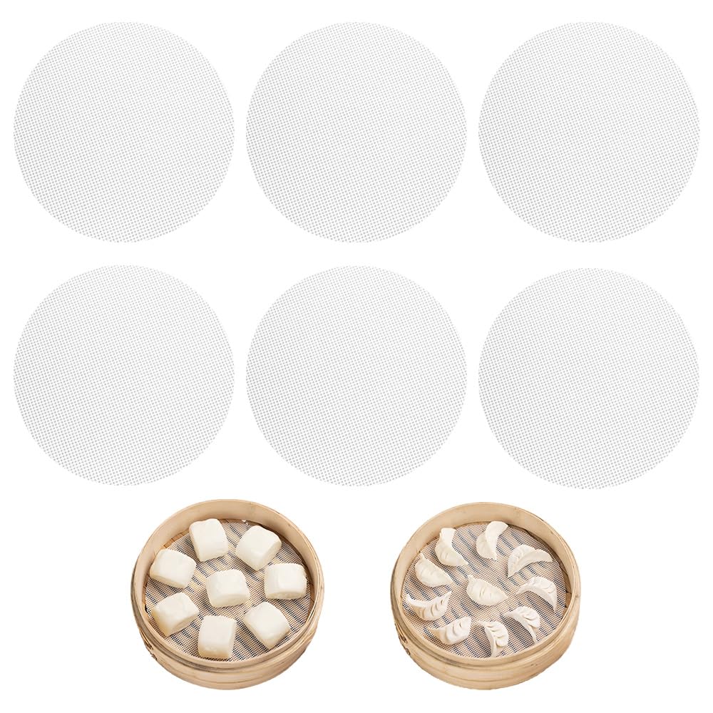 YUHENGCT せいろ蒸しシート 直径24cm 穴あき 丸型 蒸し器シート 食品用シリコン 焦げ付き防止 耐熱耐久..