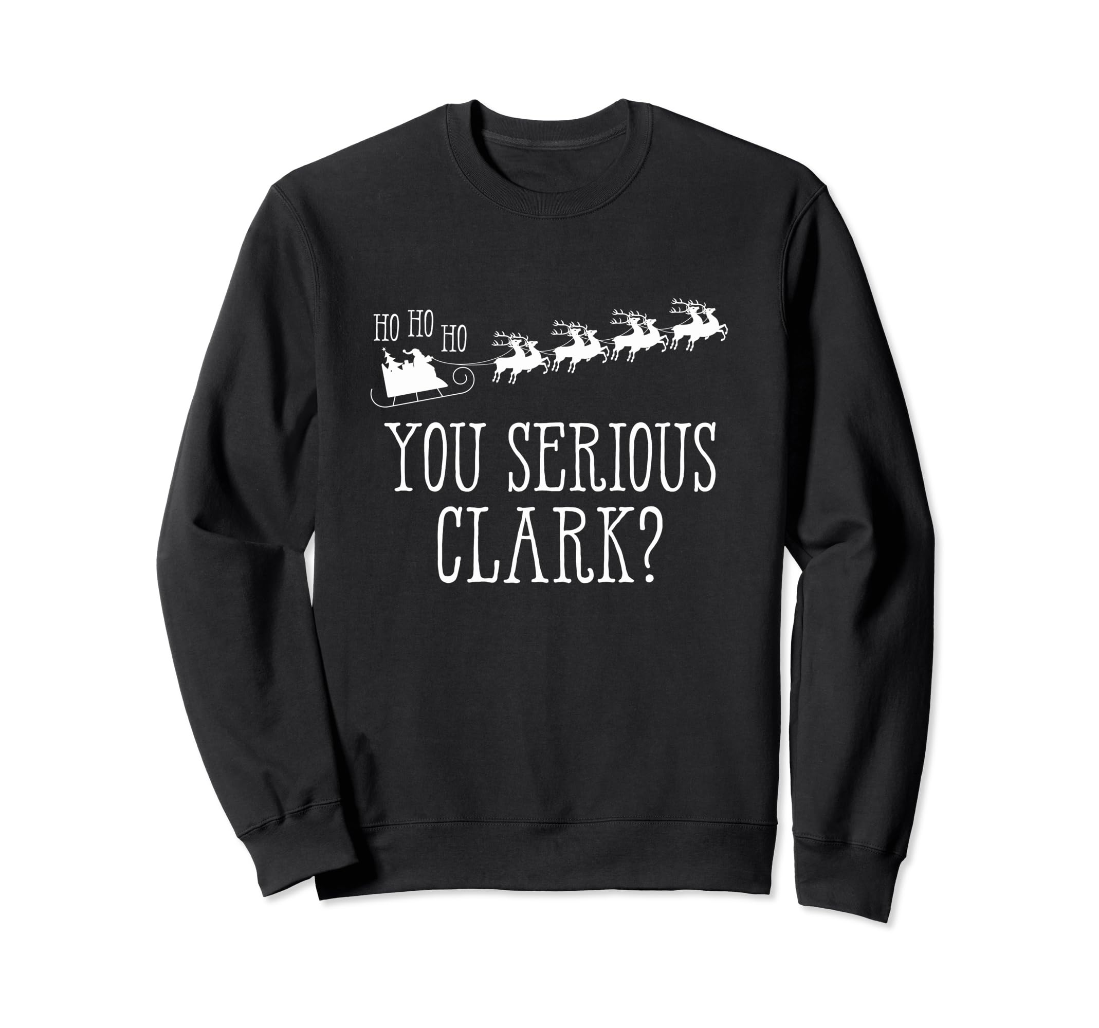 You Serious Clark サンタクロース トナカイ そり クリスマスホリデー トレーナー