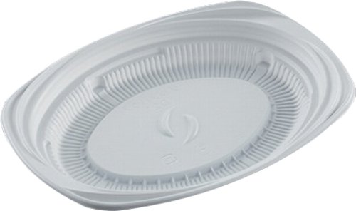 中央化学 日本製 使い捨て容器 CTグルメハウス D21 W 身 50枚入サイズ:約20.9×15.6×2.6cm