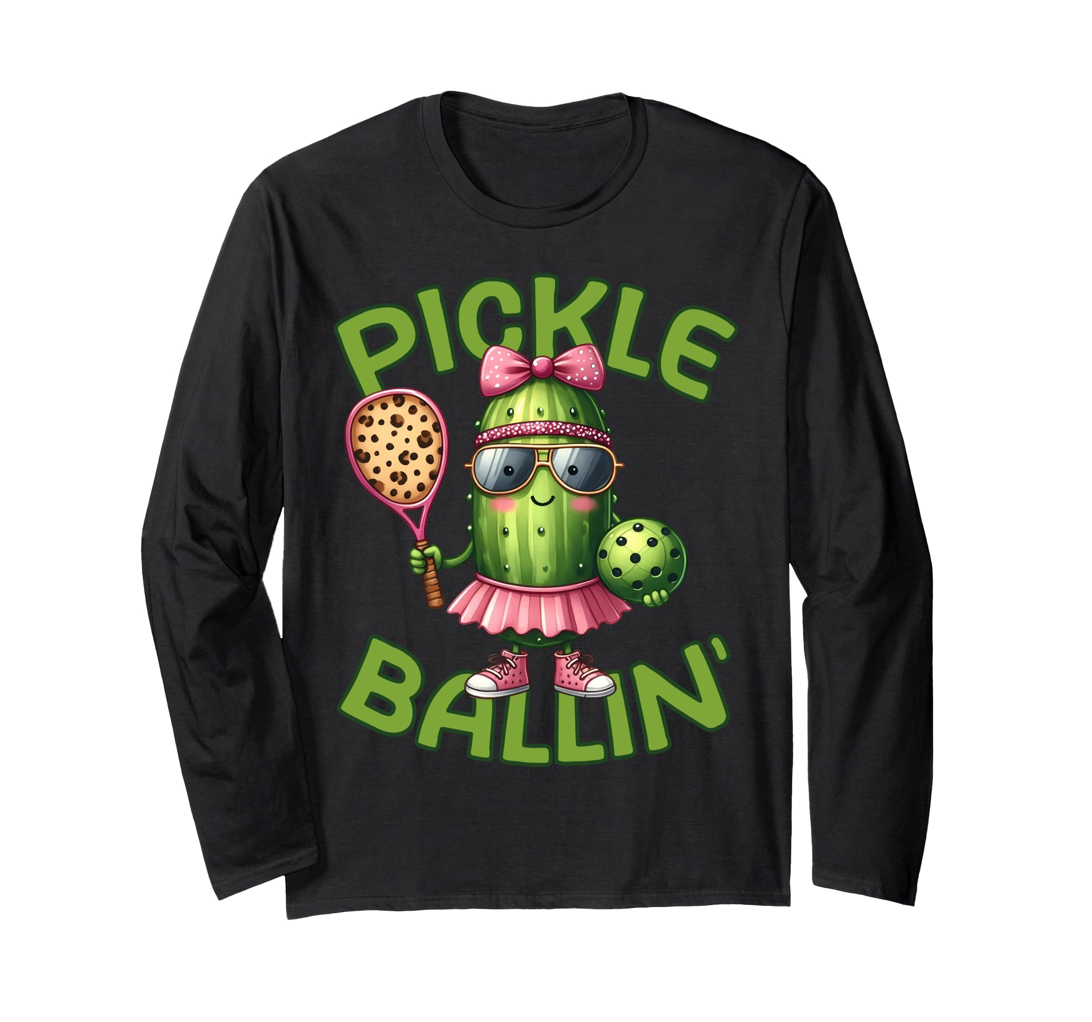 ガールズ ピックルボール レディース ピクルス バリン ピックルボール ディンク This 長袖Tシャツ