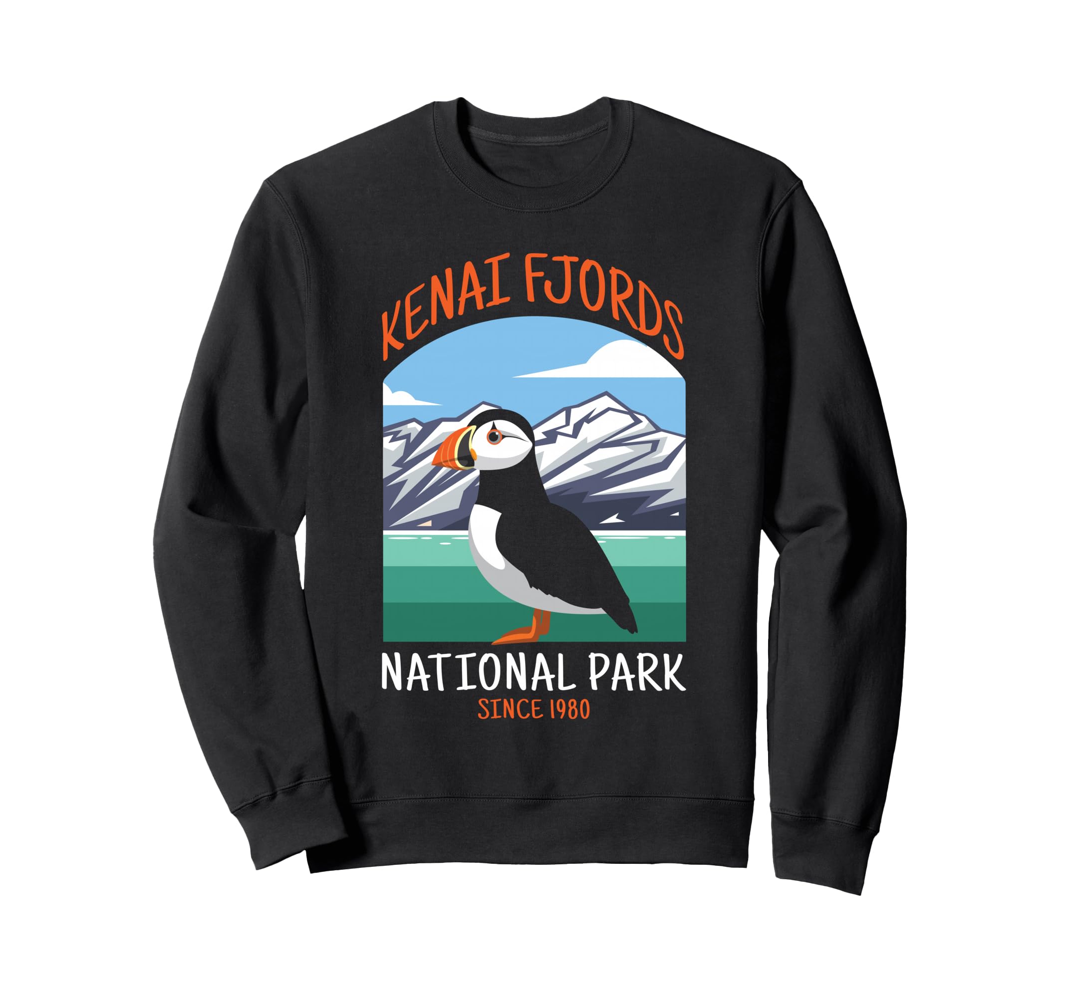 キーナイ・フィヨルド国立公園米国パフィンバードアラスカ トレーナー