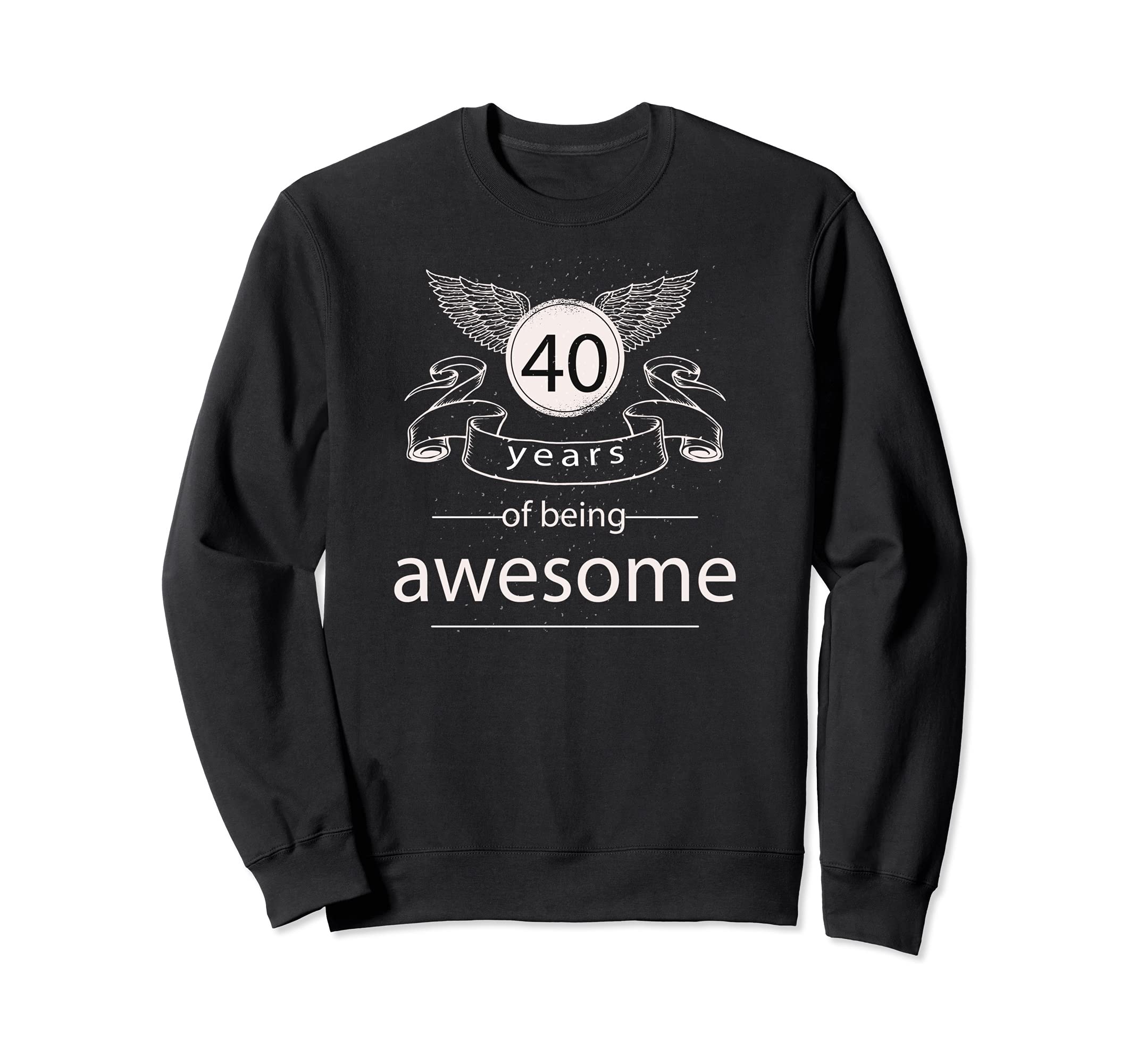 40 Years of Being Awesome 40th Birthday Ladies Happy Bday トレーナー
