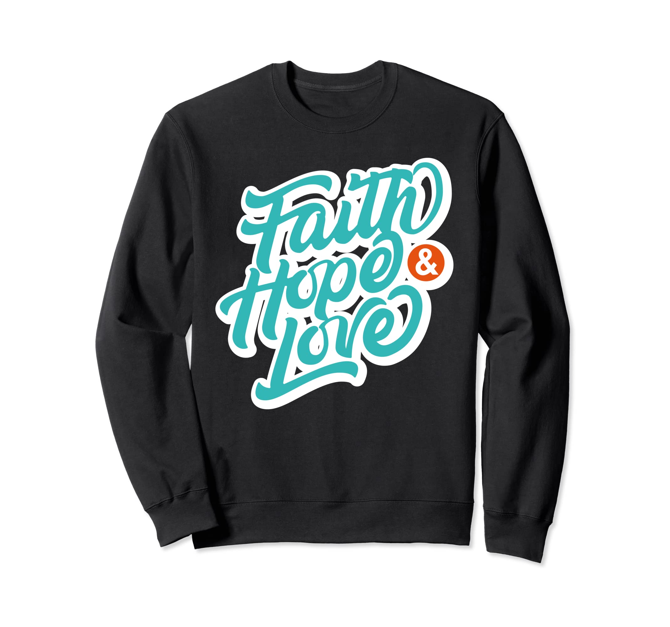 Faith Hope and Love Christian メンズ/レディース ユースイースターギフト トレーナー