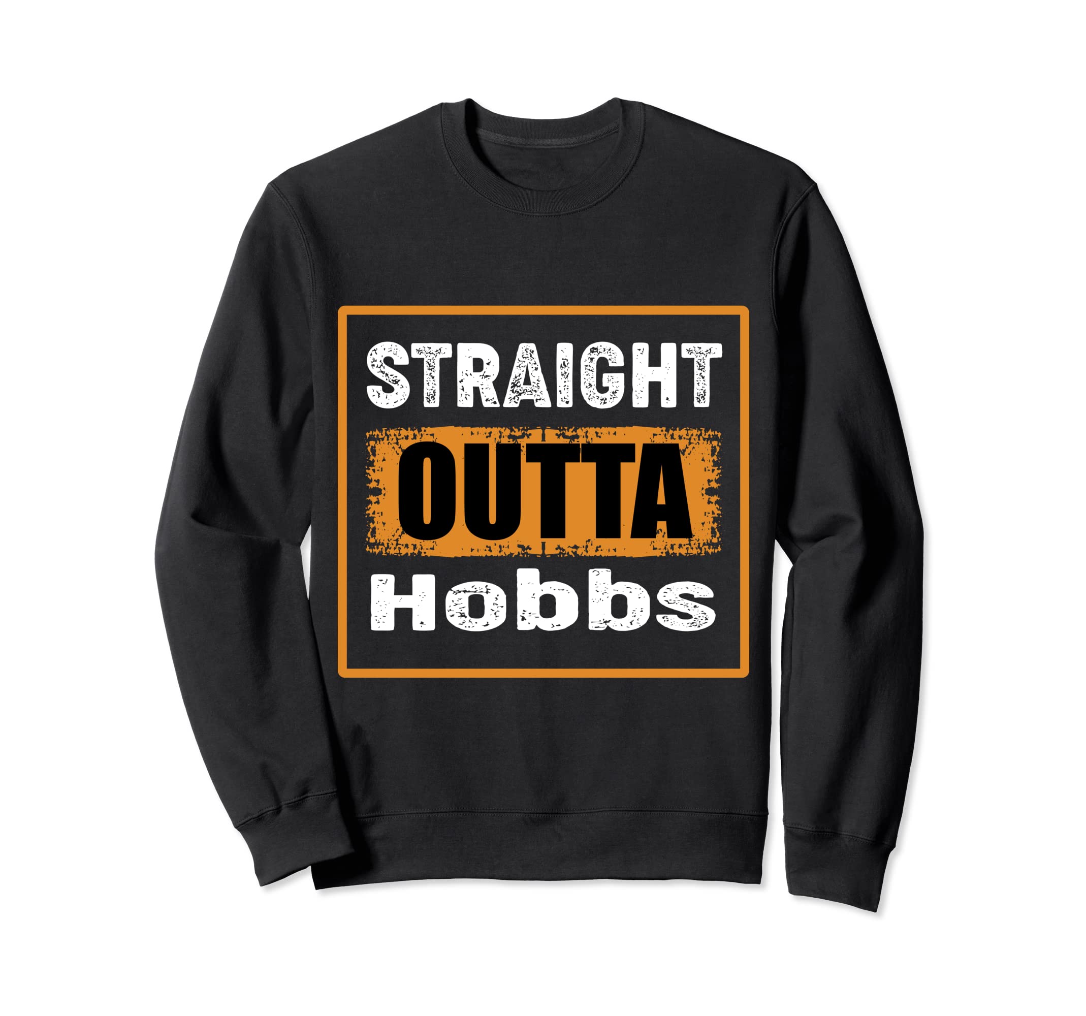 Straight Outta Hobbs New Mexico USA レトロアンティーク風ヴィンテージ風 トレーナー